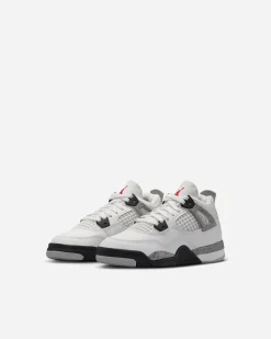 Air Jordan 4 Retro OG “White Cement” (Preschool)