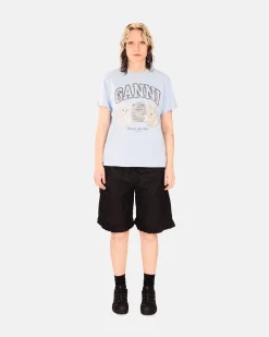 Basic Cotton Jersey Animals Relaxed T-shirt