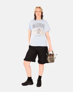 Basic Cotton Jersey Animals Relaxed T-shirt
