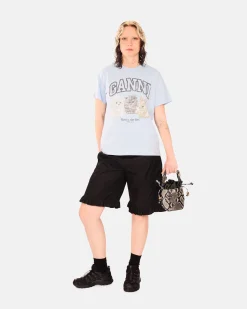 Ganni Bou Bucket Mini Snake