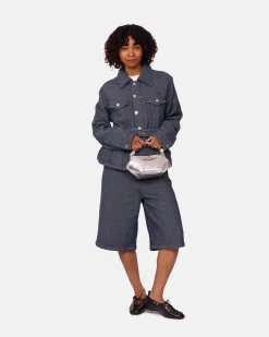 Heavy Twill Denim Short Jacket