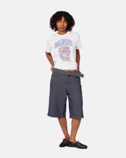 Heavy Twill Denim Shorts