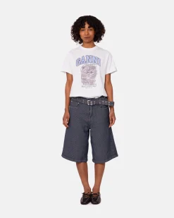 Heavy Twill Denim Shorts