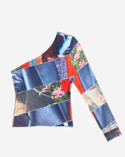 Selfie Scroll Stretch-top